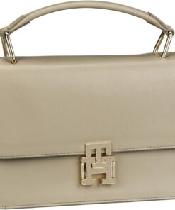 Tommy Hilfiger Pushlock Leather Crossover Bag Merino