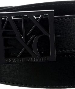 Armani Exchange Damen Black Susi Medium Belt