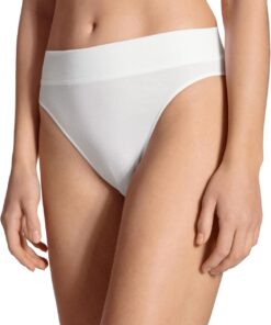 CALIDA Elastic Slip Damen | Unterhose, breiter Softbund, High Waist, atmungsaktive Single Jersey-Qualität