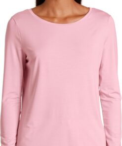 CALIDA Favourites Shirt, 3/4-Arm Damen | Rundhals, temperaturausgleichend, atmungaktiv, leichte&feine Qualität