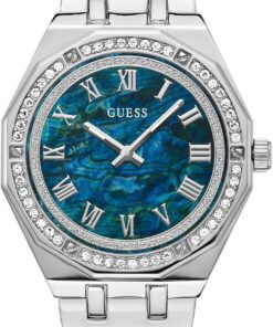 GUESS Damen Uhr Armbanduhr Desire Edelstahl