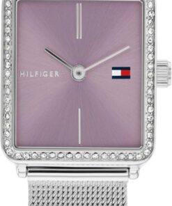 Tommy Hilfiger Zwei-Zeiger-Quarzwerk-Uhr für Damen mit Edelstahl-Mesh-Armband – Erhältlich in Roségold, Silber oder Gold
