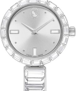 Swarovski Matrix Kollektion Armreif-Uhr, Swiss Made