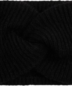 Tommy Hilfiger Damen TH Flag Flauschiges Stirnband AW0AW17778, Schwarz, Einheitsgröße, Schwarz (Schwarz), Einheitsgröße