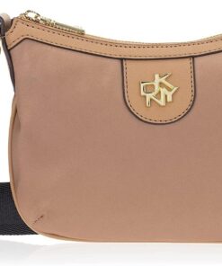 DKNY Umhängetasche Carol Saddle Cross Bag Cashew hellbraun