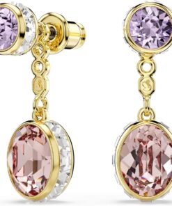 Swarovski Chroma Kollektion, Gemischte Schliffe, Mehrfarbig, Goldfarben beschichtet
