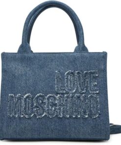 Love Moschino POLJC4244PP0MKM0750U, Umhängetasche für Damen, Dunkelblau, dunkelblau