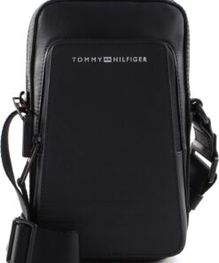 Tommy Hilfiger Herren TH Business Leather NS Crossover, Schwarz, OS, Schwarz (Schwarz), One Size