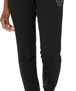True Religion Damen Big T Mid Rise Jogger Trainingshose