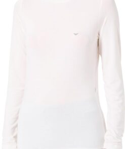 Emporio Armani Damen Tech Wool Long Sleeve Sweater Pullover (1er Pack)