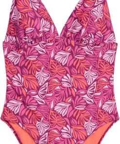 Marc O'Polo Damen Badeanzug Abstract Leaf