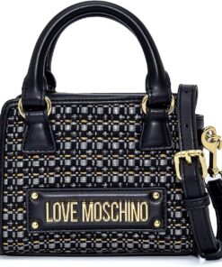 Love Moschino Damen MINIBAG, Schwarz MINIBAG, Schwarz