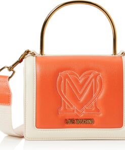 Love Moschino Damen Handtasche, Orange Handtasche, Orange