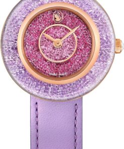 Crystalline Lustre - Violette Doré Rose - Montre - Swarovski