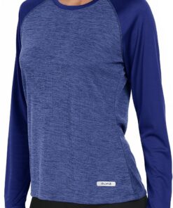 Wandershirt Damen UV Shirt Langarm Laufshirt UPF 50+ Funktionsshirt Schnelltrocknend Outdoor Langarmshirt Leicht Sommer T-Shirt