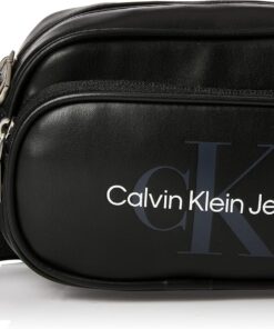 Calvin Klein CKJ Monogram Soft Camera Bag 18 Black