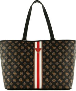 GUESS Van Sant Tote Mocha Logo