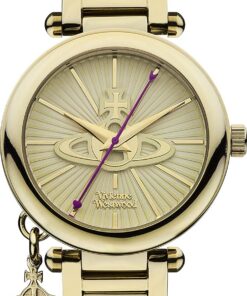 Vivienne Westwood Damen-Armbanduhr Kensington II Analog Quarz Edelstahl VV006KGD