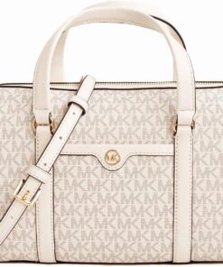 MICHAEL KORS JST TRAVEL - Mittelgroße Umhängetasche mit gekreuzten Trägern, Farbe hellbeige, Hellbeige, Medium