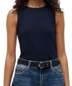Tommy Hilfiger Damen Multistripe Tank Top Ww0ww50025 Weitere T-Shirts (1er Pack)