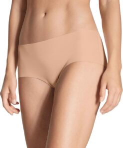Calida Natural Skin Seamless-Panty Damen, nahtlos, weich auf der Haut, temperaturausgleichend und schnelltrocknend