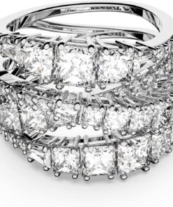 Swarovski Damen-Damenring Metall Kristall