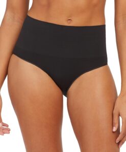 SPANX Shapewear für Damen Everday Shaping Tummy Control Höschen Brief, Schwarz, L