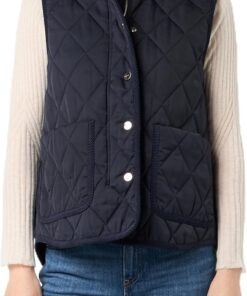 GANT Damen Quilted Vest With Cord Details Weste