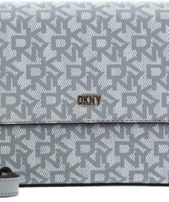 DKNY Bryant Flap Crossbody Bag Grey Multi