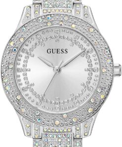 GUESS Damen Uhr Armbanduhr Shooting Star Edelstahl