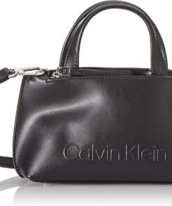Calvin Klein Damen Tasche Ck Set Mini Bag Klein, Schwarz (Ck Black), Einheitsgröße