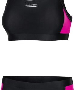 Aqua Speed Bikini Set Damen | Two Piece Swimsuit Fitness | sportliche Bademode für Frauen | Schwimmbikini Sport | Zweiteiler | Bustier | Schwimmbad | Pool | Bikinis for Women | Fiona