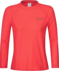 Landora®: Damen UV-Shirt mit UV-Schutz 50+ und Oeko-Tex 100 Zertifizierung in Koralle oder türkis