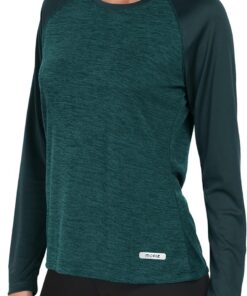 Wandershirt Damen UV Shirt Langarm Laufshirt UPF 50+ Funktionsshirt Schnelltrocknend Outdoor Langarmshirt Leicht Sommer T-Shirt