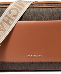 Michael Kors 32R5G5VC9B-252 LG EW PCKT XBODY Women BRN/ACORN Size One Size