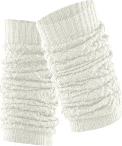 FALKE Damen Fable Estate Legwarmer atmungsaktive klimaregulierende geruchshemmende Wolle dick einfarbig 1 Paar