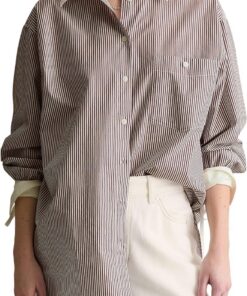 Marc O'Polo Denim Streifenbluse Loose
