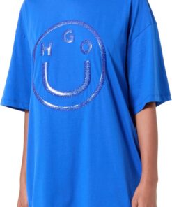 HUGO Damen Oversized_Tee_b_6 T_Shirt