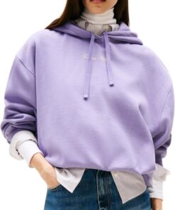 Tommy Hilfiger Damen Classic Script Fleece Hoodie Ww0ww47459 Kapuzenpullover (1er Pack)