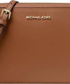 Michael Kors Women's Jet Set Crossbody Leather Bag, Large