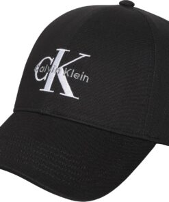 Calvin Klein Damen Verschluss Monologo Embroidery Baseball Hat Lv04k5026g