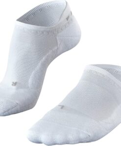 FALKE Damen GO2 Invisible Golfsocken schnelltrocknende atmungsaktive Baumwolle Funktionsmaterial mittelstarke Polsterung antiblasen Füßlinge seitliche Polster für sicheren Stand 1 Paar | mit mittelstarker Polsterung für Spikeschuhe