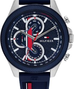 Tommy Hilfiger Multi Zifferblatt Quarz Uhr für Herren mit Edelstahlarmband