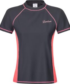 Landora®: Damen UV-Shirt mit UV-Schutz 50+ und Oeko-Tex 100 Zertifizierung in Koralle oder türkis