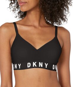 DKNY Damen Cozy Boyfriend Wirefree Pushup Bra Push-Up-BH