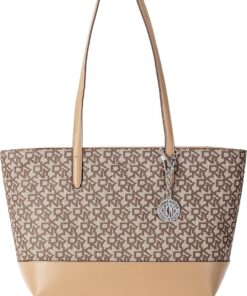 DKNY Bryant Logo Shopper beige/braun