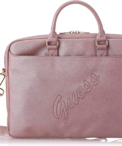 Guess Laptoptasche Saffiano Script – 15-16 – Rosa